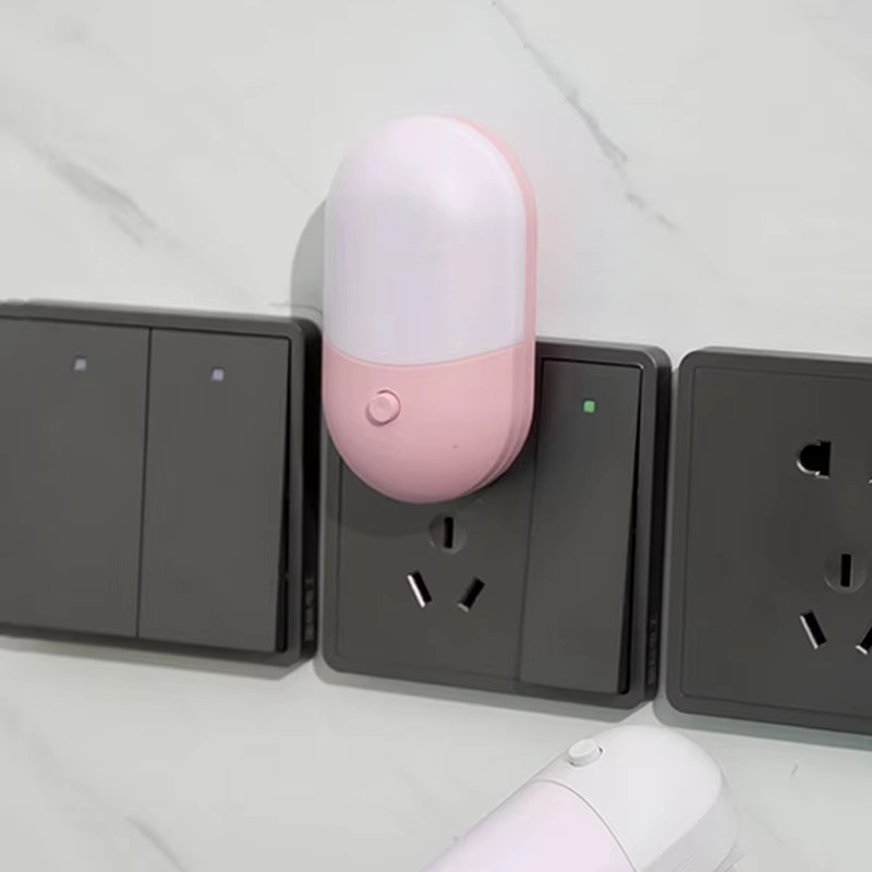 Baby Nursery Wall Lights - Mini Lámpara Nocturna Enchufable para Dormitorio,