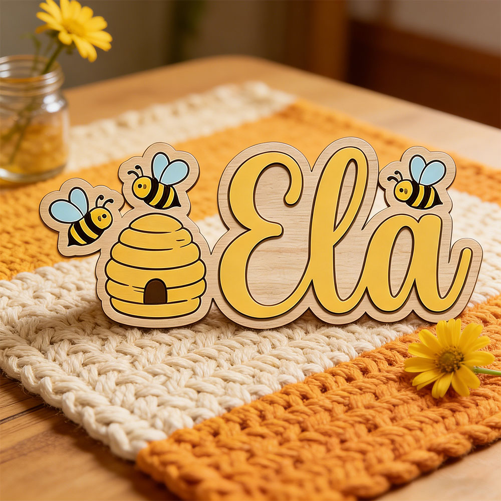 Letrero de Madera Personalizad - Baby Nursery Decor Girl reseña y precio