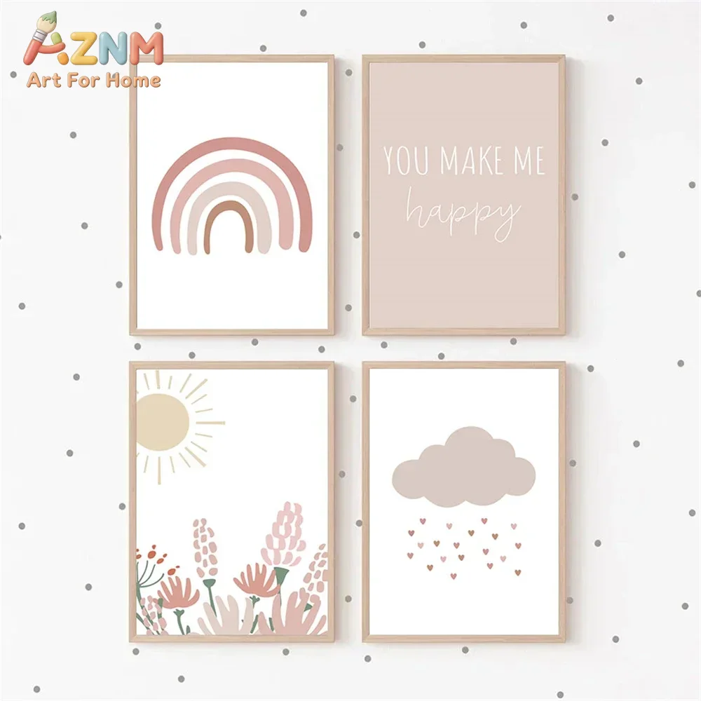 AZNM, cuadro decorativo de par - Baby Girl Nursery Quotes reseña y precio