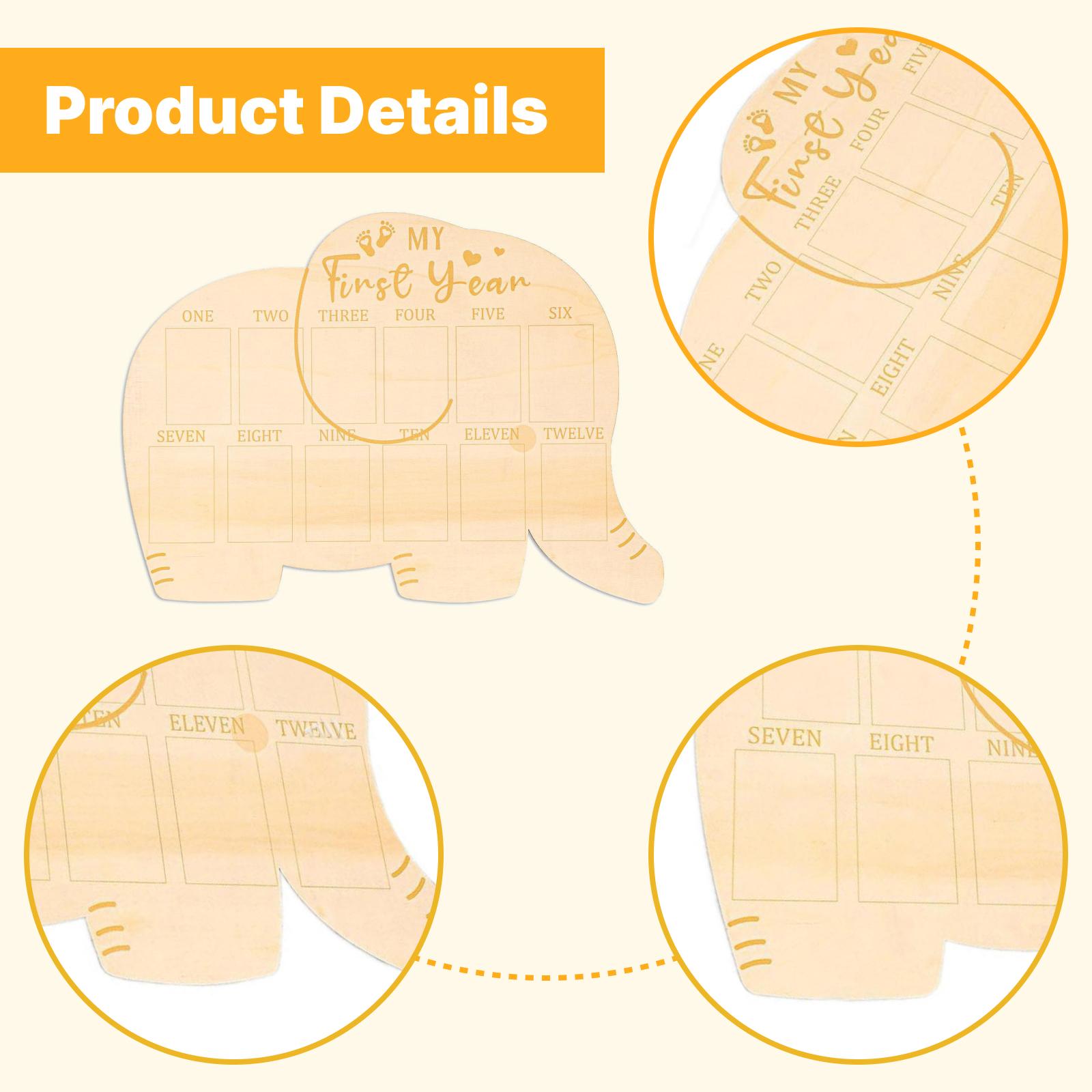 Tablero de Madera para Collage - Baby Nursery Frames reseña y precio